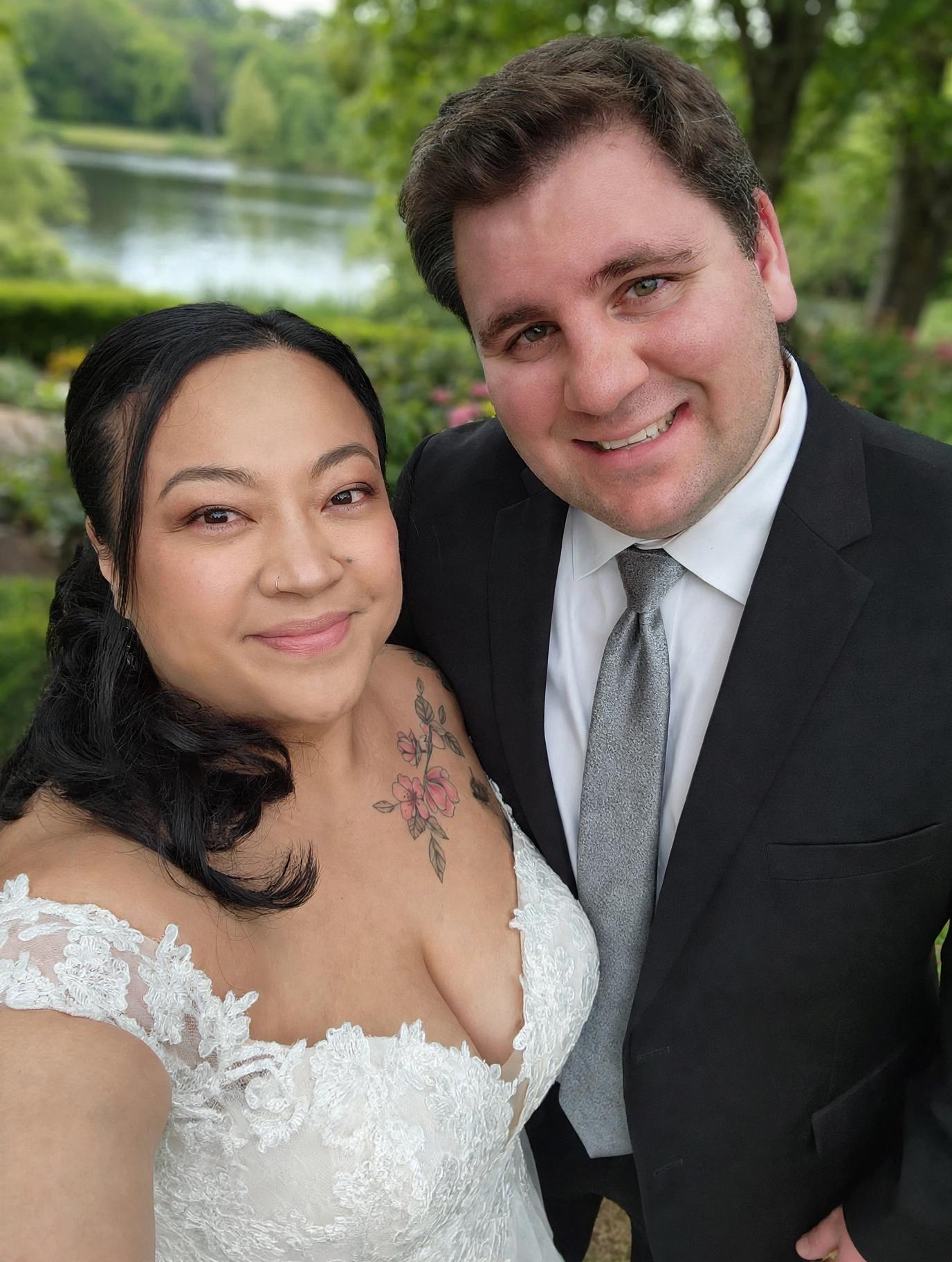 A real client's wedding photo